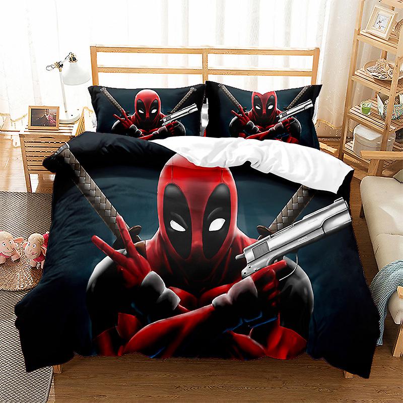 Two Or Three Piece Set Spider Man Superhero Series Duvet Cover Bedding Set Birthday Christmas Gift A07