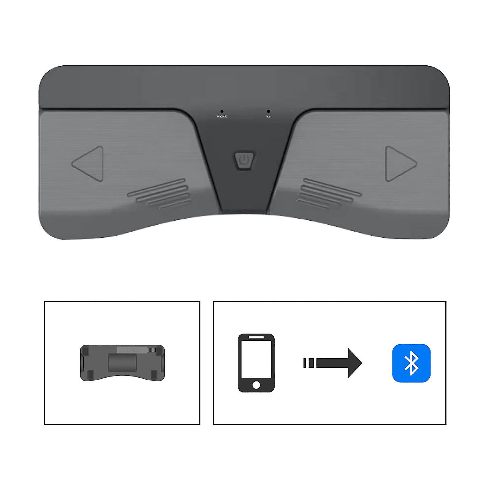 Bluetooth-compatible Page Turner Intelligent Wireless Control Abs Foot Pedal