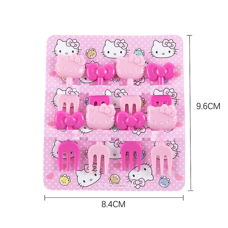 8pcs Cartoon Fruit Fork Children Snack Cake Dessert Pick Toothpick Party Decor