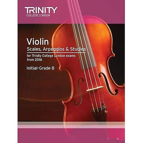 Violin Scales, Exercises & Studies Initial-Grade 8 from 2016