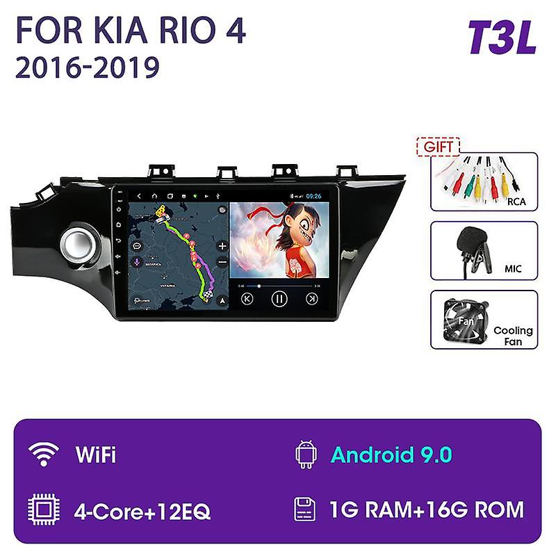 Ninesun Android 10 Autoradio pour Rio 4 Rio4 2017 2018 2019 Lecteur Vidéo Multimédia Navigaion Gps 2
