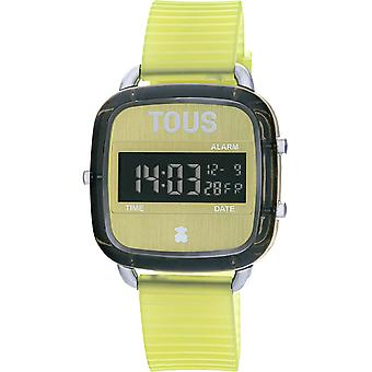 Tous watches d-logo Women's Digital Quartz Watch with Silicone Bracelet 200351057