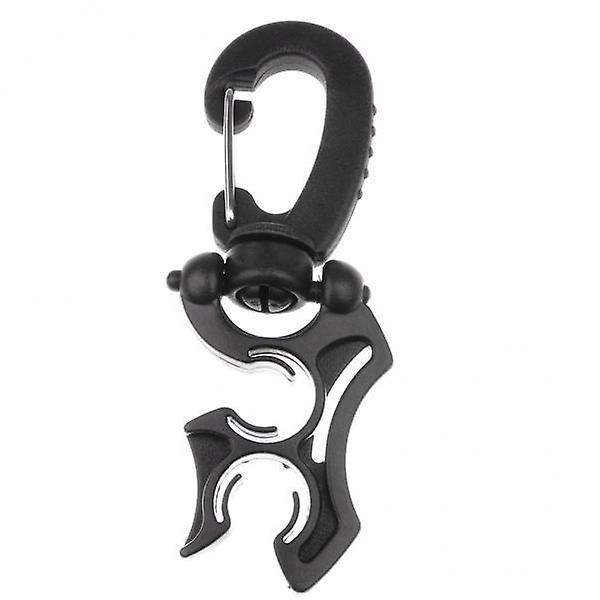 25xScuba Diving Double BCD Hose Holder with Clip Black