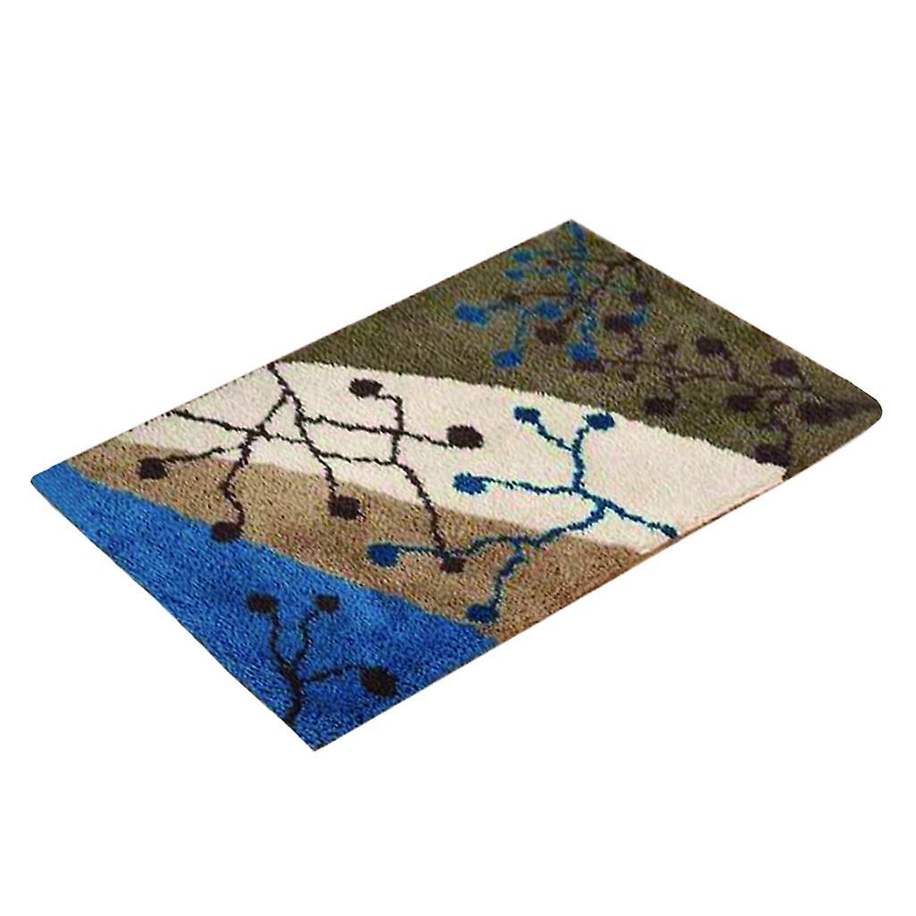 1 Set Latch Hook Rug Kit Handmade Crafts 80x50cm Autumnal Scenery