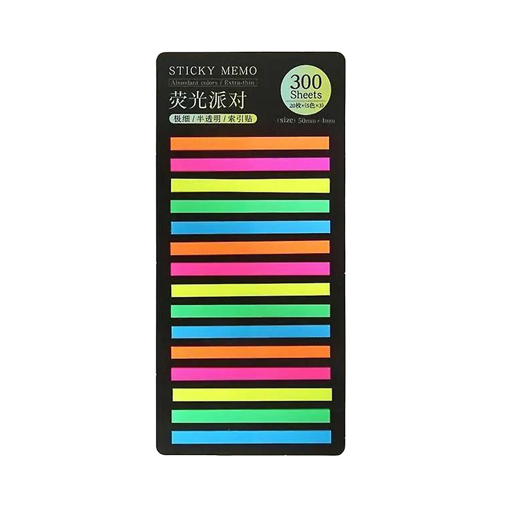 Slim Index Tabs Translucent Sticky Notes- Book Markers Page Markers Diary