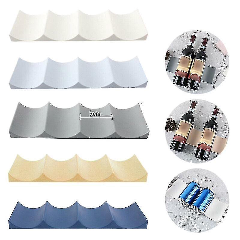 Fridge Organiser Wine Beer Stacking Bottle Rack Kitchen Space Saving Can Holder