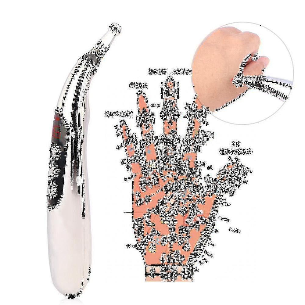 5 In 1 Agopuntura Elettrica Penna Meridiani Laser Terapia Guarire Massaggio