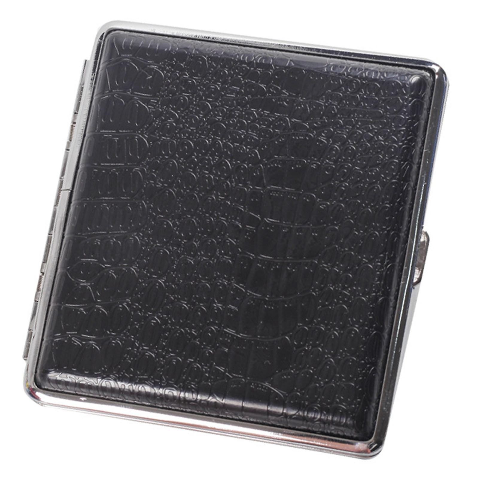Portable Cigar Cigaretes Cases Extra Slim Alloy Cigarette Case For Men Smoking Accessories