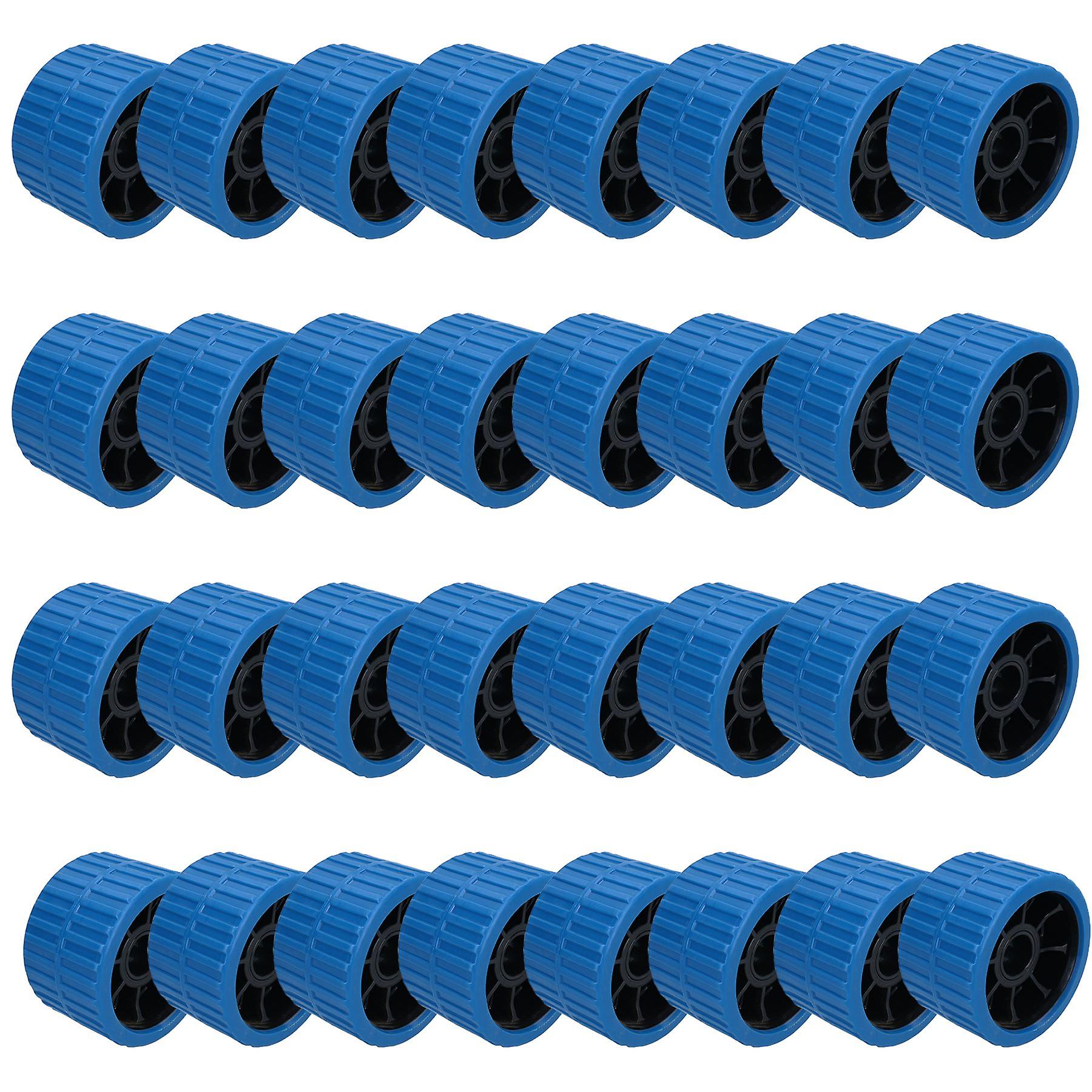 Boat / Jetski / Dinghy Trailer Ribbed Roller NON MARKING 26.5mm Bore 32 Pack