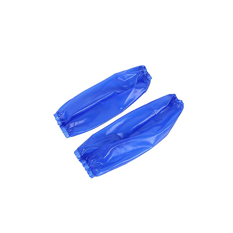 2 Pairs Waterproof Oilproof Arm Sleeves Oversleeves Waterproof Kitchen Arm Cover Sleeves Cleaning Protective Kitchen Tool