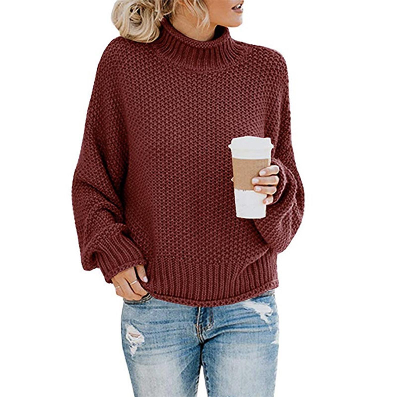 Turtleneck Pullover Knitwear Comfortable And Soft Top