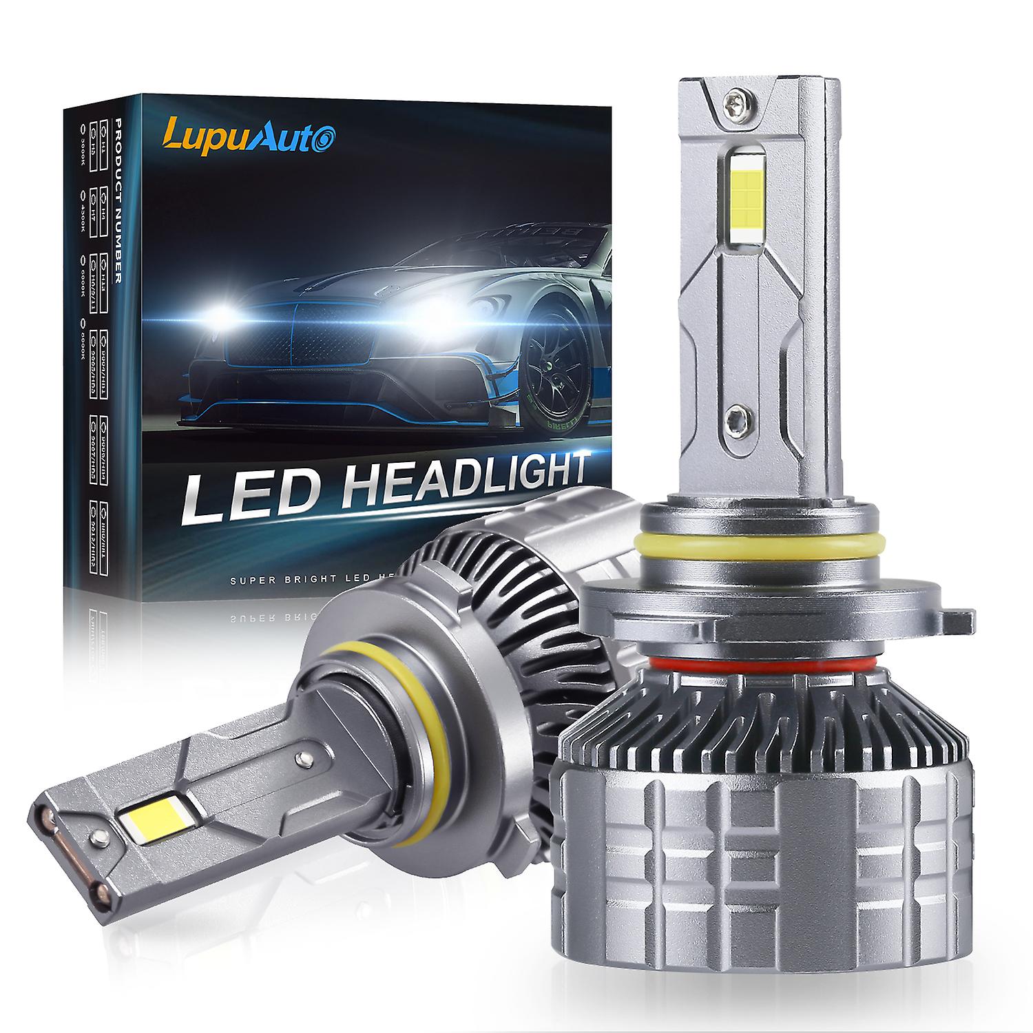 -1 Pair 30000lm 6500k 120w Led H4 H7 H11 H8 H9 H11 9005 9006 Hb2 Hb3 Hb4 Canbus Led Headlights Bulb For Car Fog Lights Lupuauto