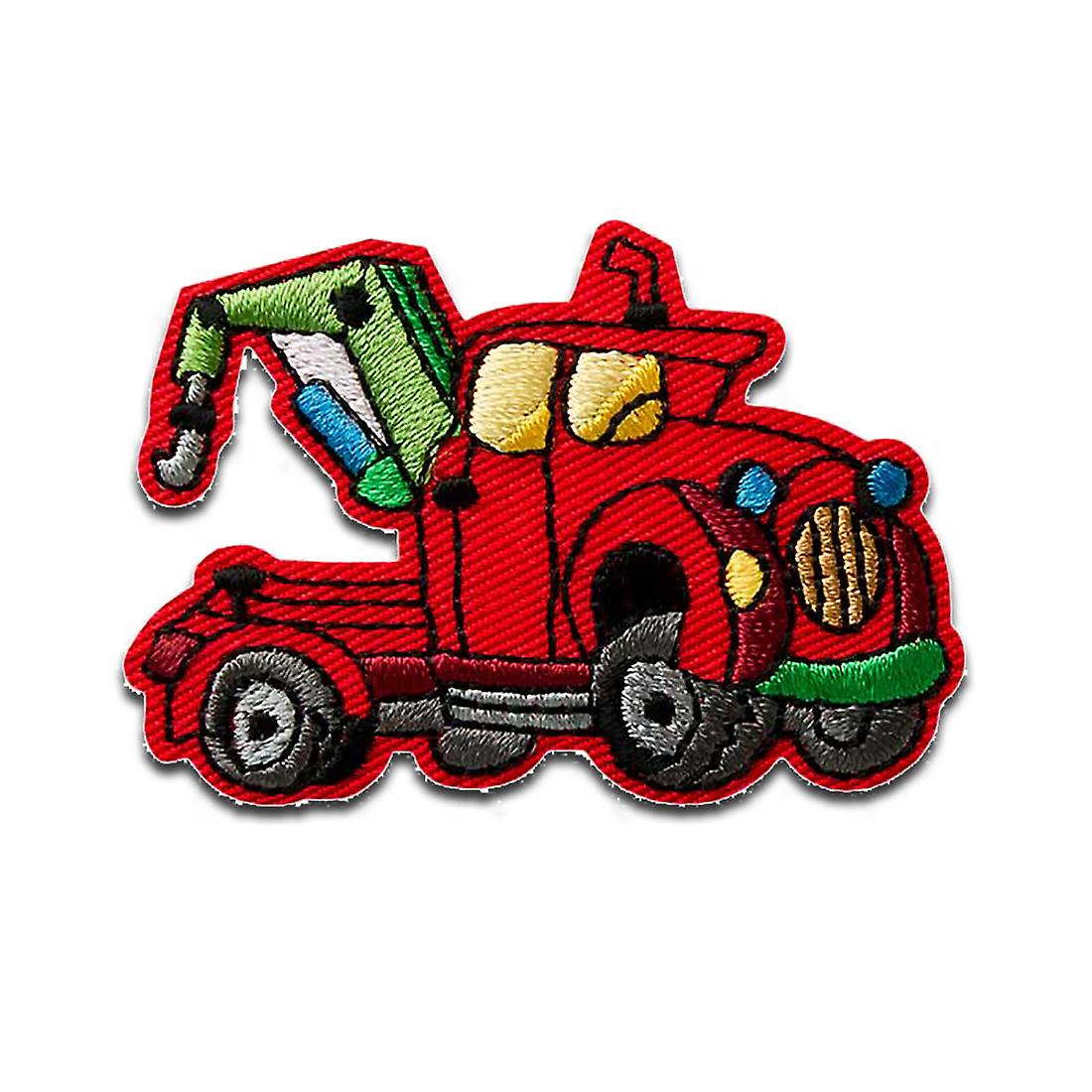 Tow Truck Kids - Patch, Iron-on patch, Iron on, Size: 5.2 x 3.6 cm