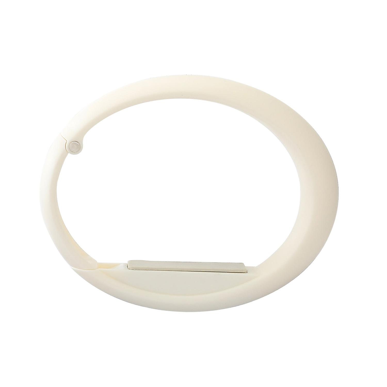 White No-Trace Wall Hook, ABS+EVA Material, Perfect for School Dorms and Offices