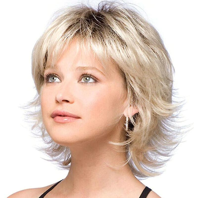 Ladies Ombre Short Wavy Wigs