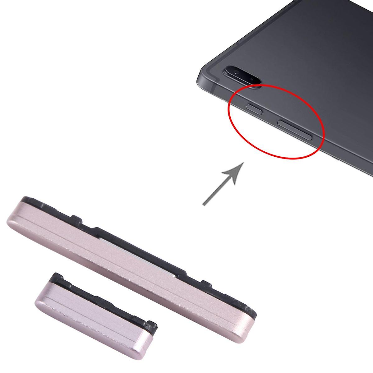 For Samsung Galaxy Tab S7 FE Power Button & Volume Button Spare Part Repair Pink  