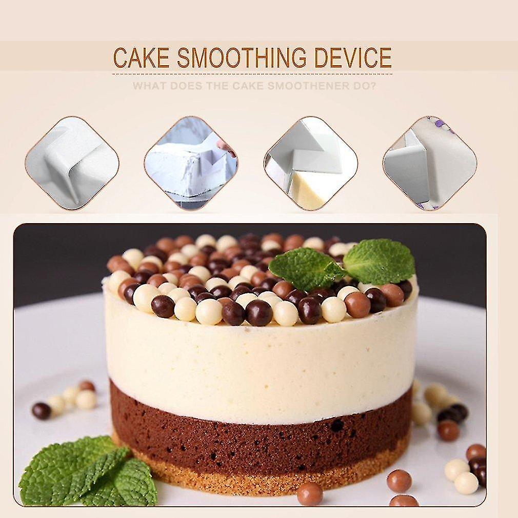 Cake Pans Molds White Practical Cake Smoother Sharp Top Edger Decorating Diy Tool Supply