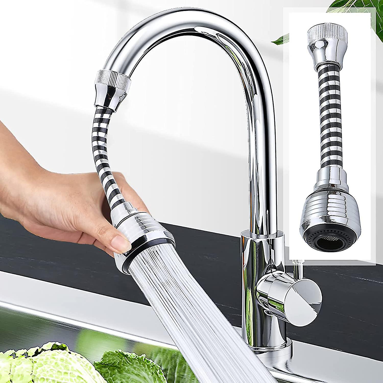 Sink Faucet Sprayer-360 Rotatable Anti-splash Faucet Nozzle Head With Hose