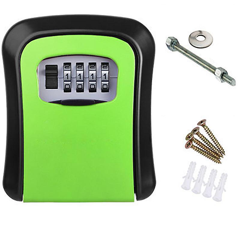 Secure 4-Digit Wall Mounted Key Lock Box | Durable Aluminum, Multifunctional Use