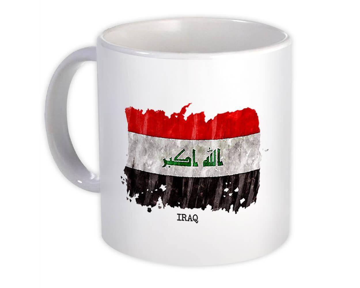 Gåva Mugg: Irak Flagga Asien