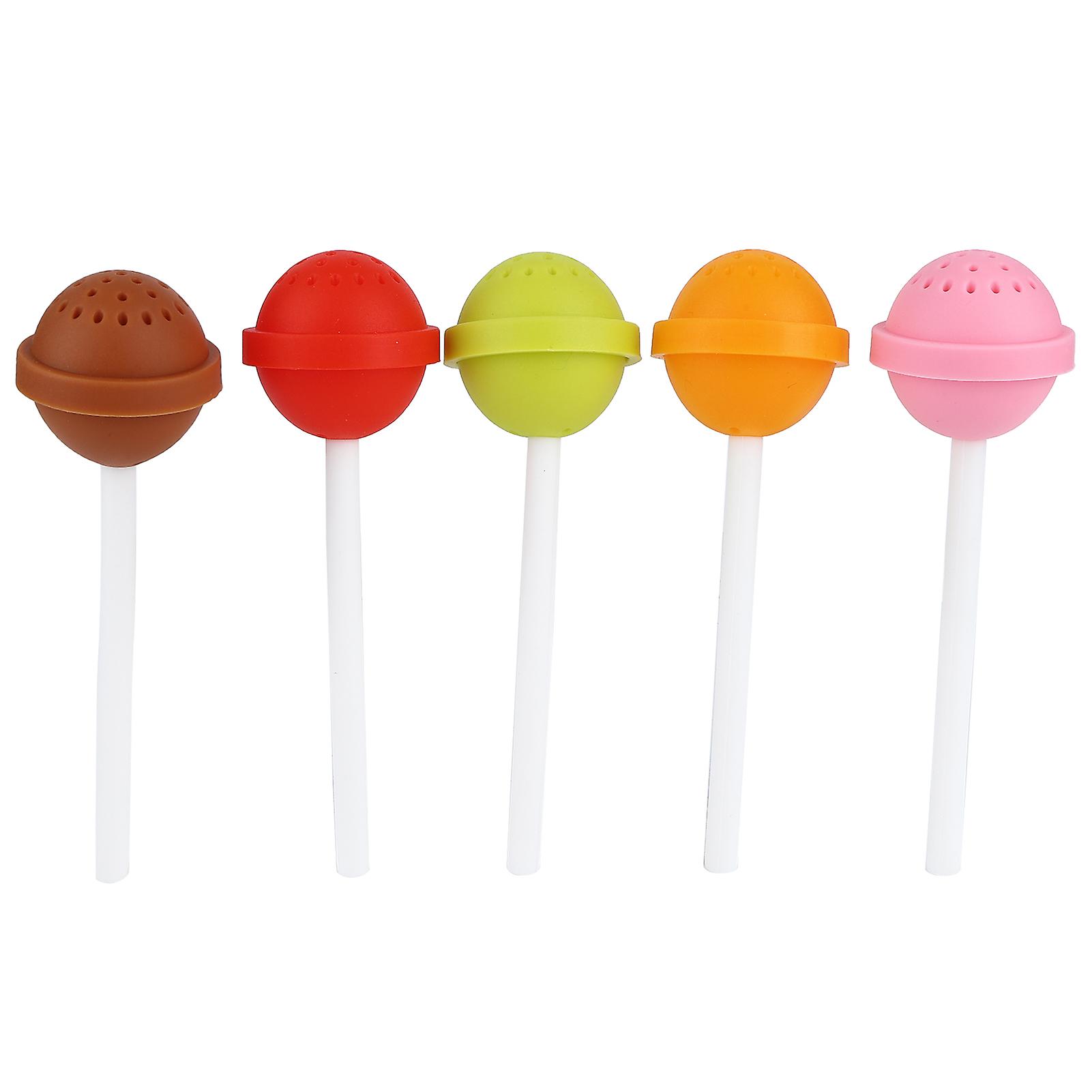 Lot de 5 infuseurs à thé en silicone, passoire à thé en vrac, filtre, service à thé pour la maison et le bureau