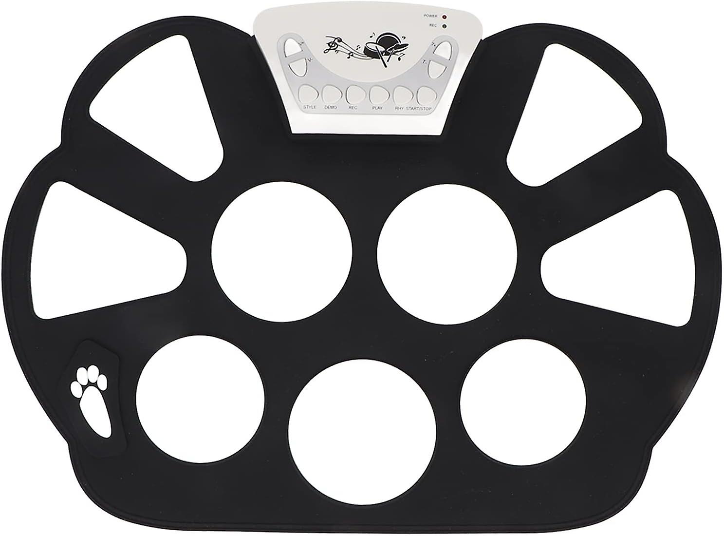 Portable Drums, Electronic Drum Pad, 9 Pad Digital Drum Kit, Touch Sensitivity, Wireless Electric Dr