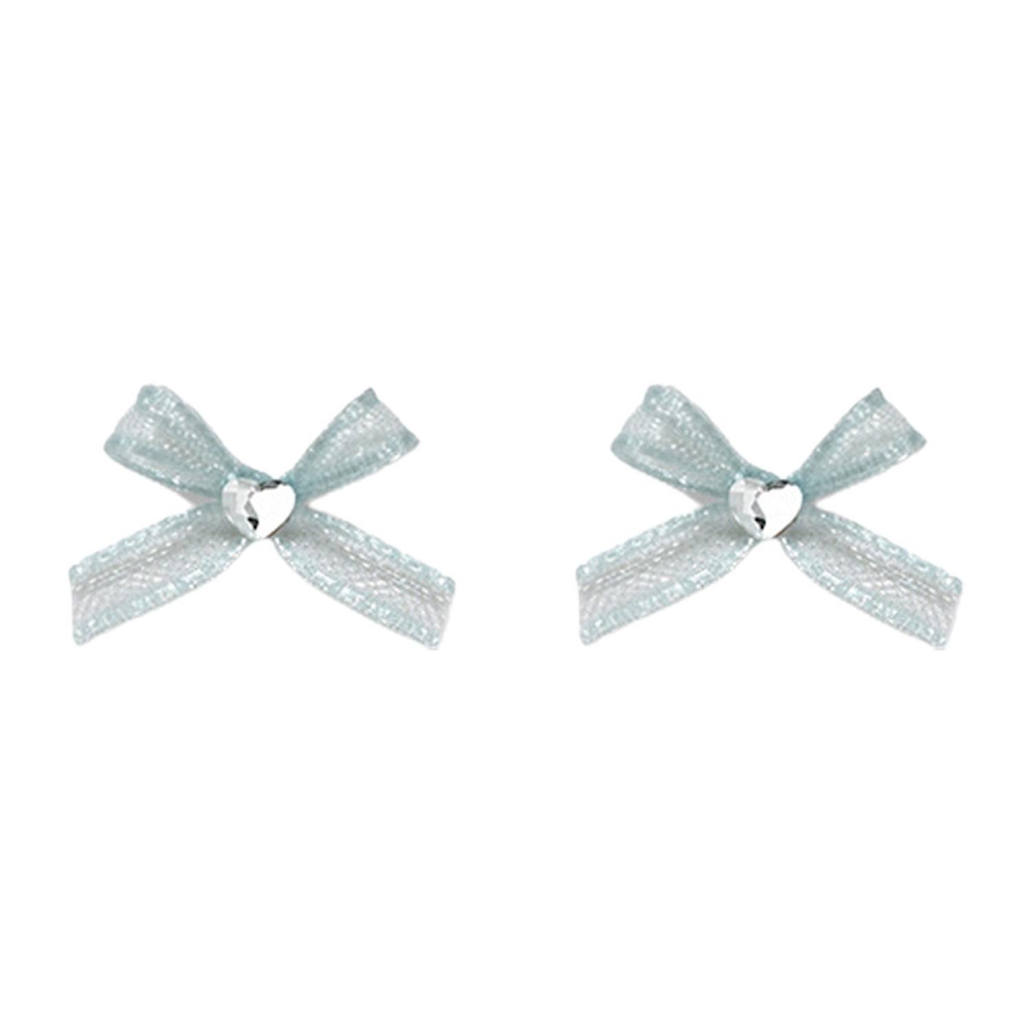 2Pcs Nail Ornaments Love-Heart Design Vivid Color Non-Fading Stylish Wide Application Show Unique