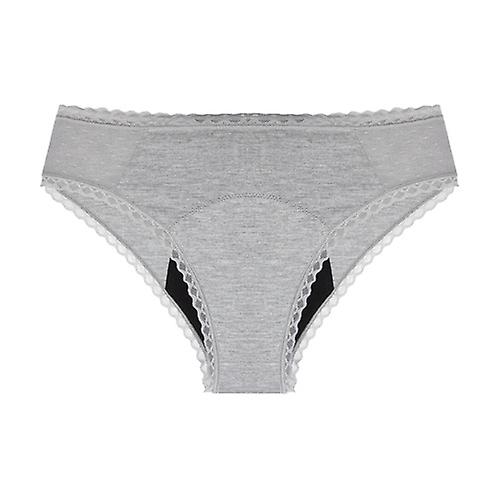 Organic cotton and gray bamboo menstrual panties S 1 unit