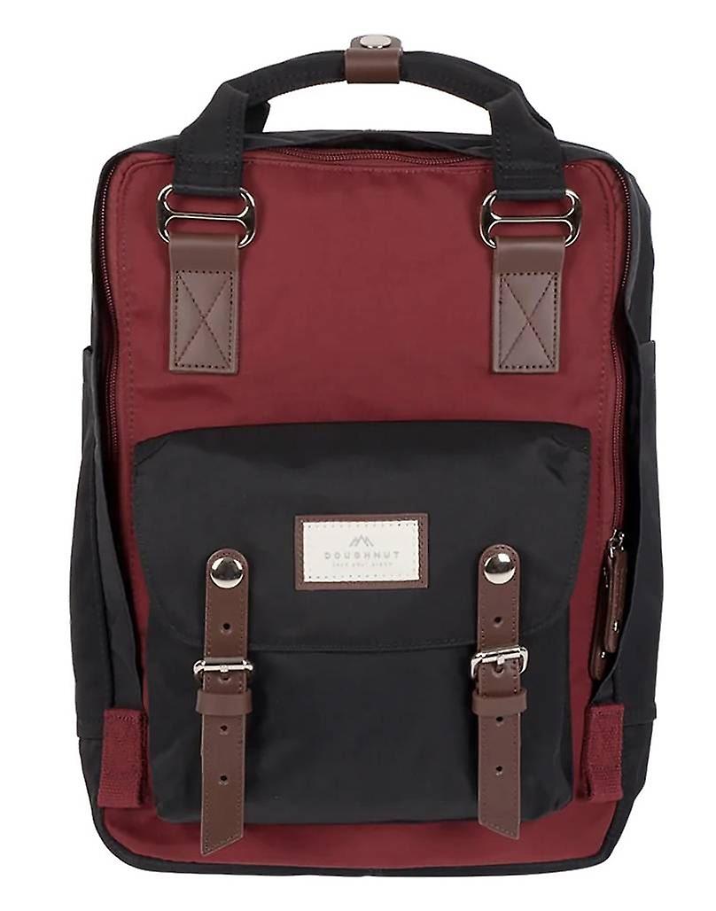 Doughnut Macaroon Backpack - Wine Red/Black