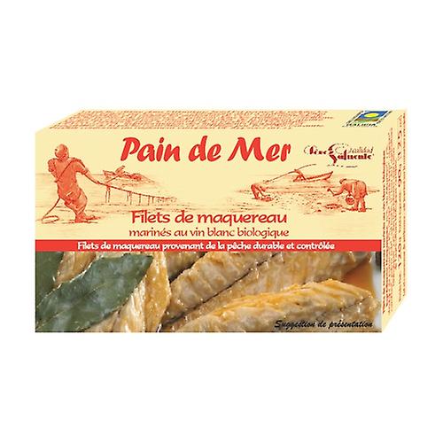 Mackerel fillets in organic white wine 120 g