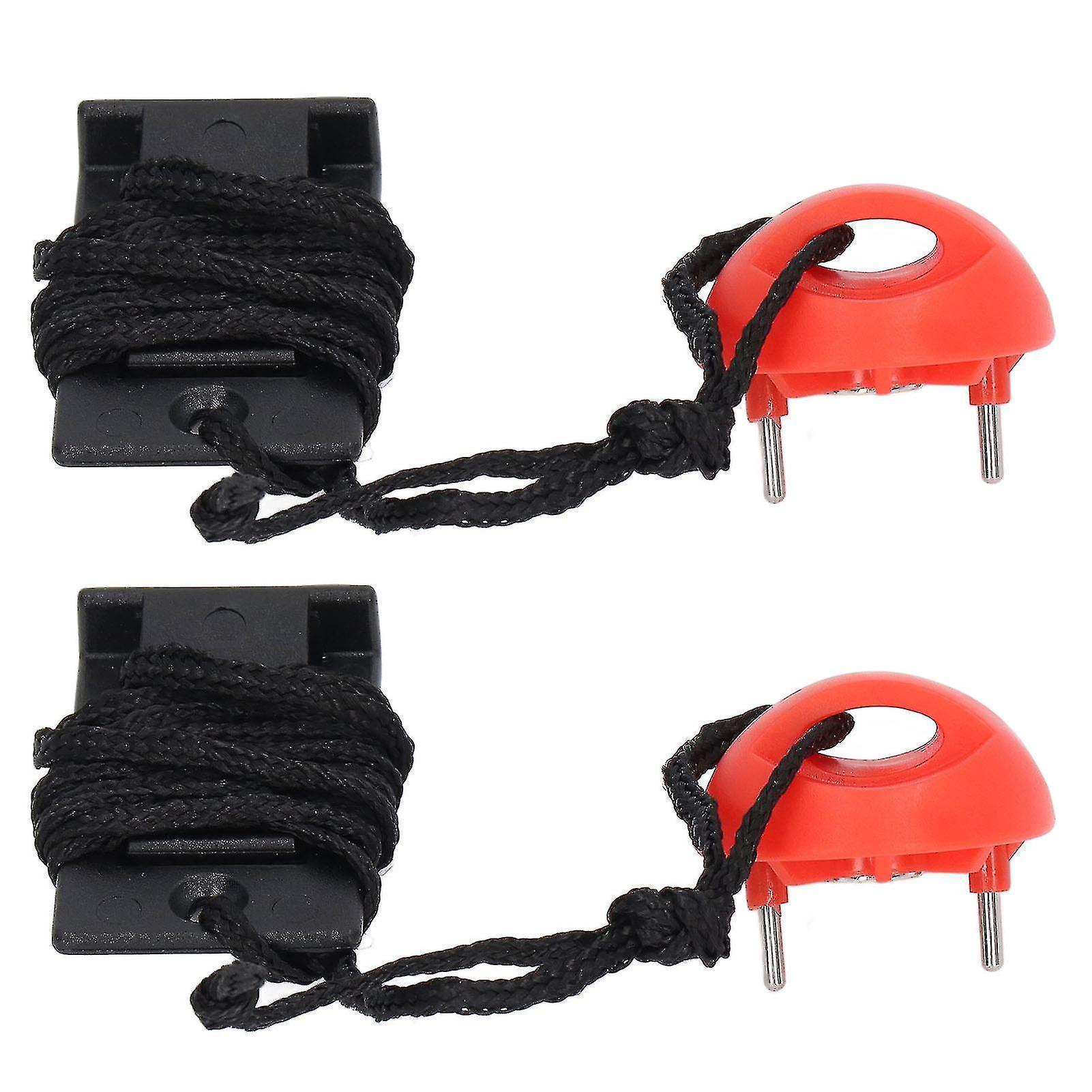 2pcs Universal Running Machine Safety Key Treadmill Magnetic Security Switch Lock Emergency S Switch For Exercise