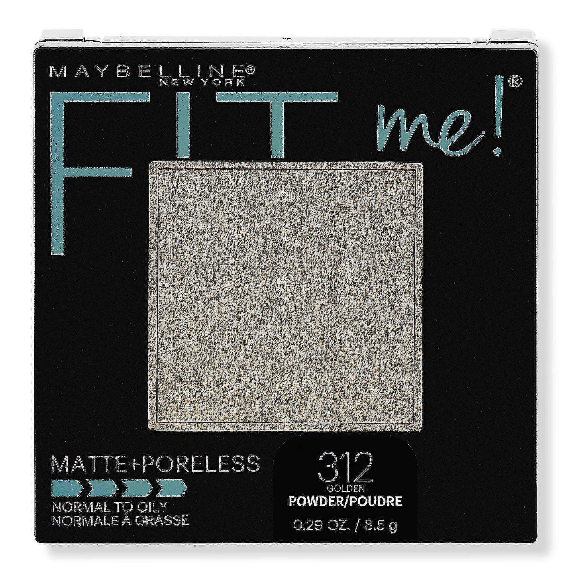 Maybelline Fit Me Matte + Poreless Powder, Golden, 0.29 Oz