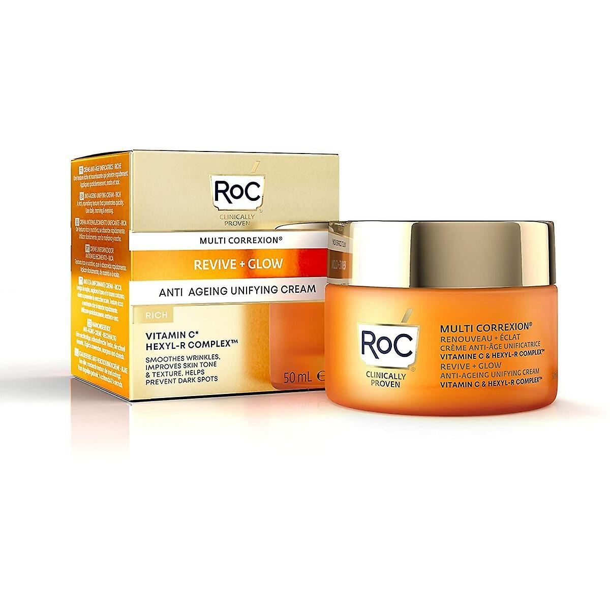 Roc Multi Correxion Revive + Glow 抗衰老面霜(50 毫升)