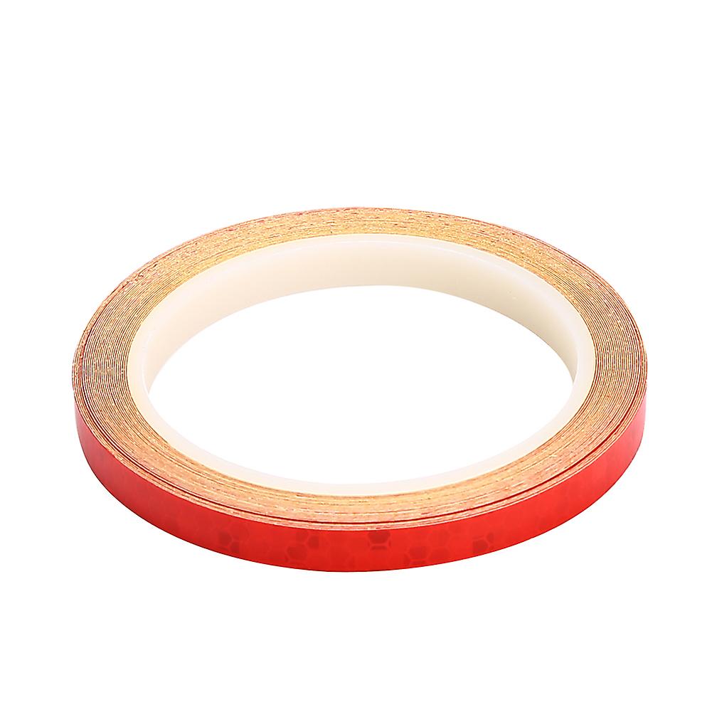 2Rolls Bicycle Cycling Reflective Stickers Security Wheel Decal Stripe Tape (Red)