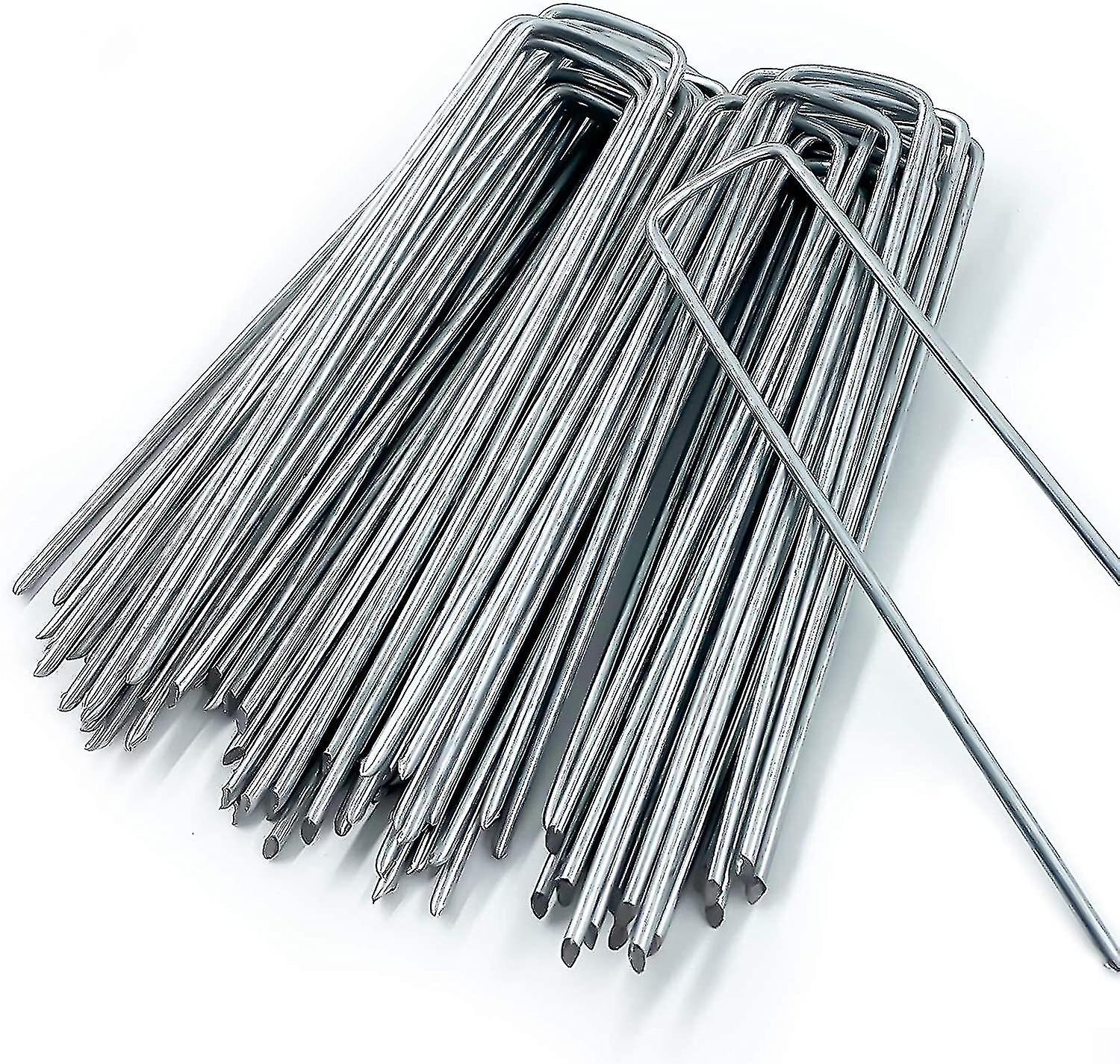 50 حصة حديقة على شكل حرف U لغطاء العشب ، سردين التخييم ، سياج الحديقة