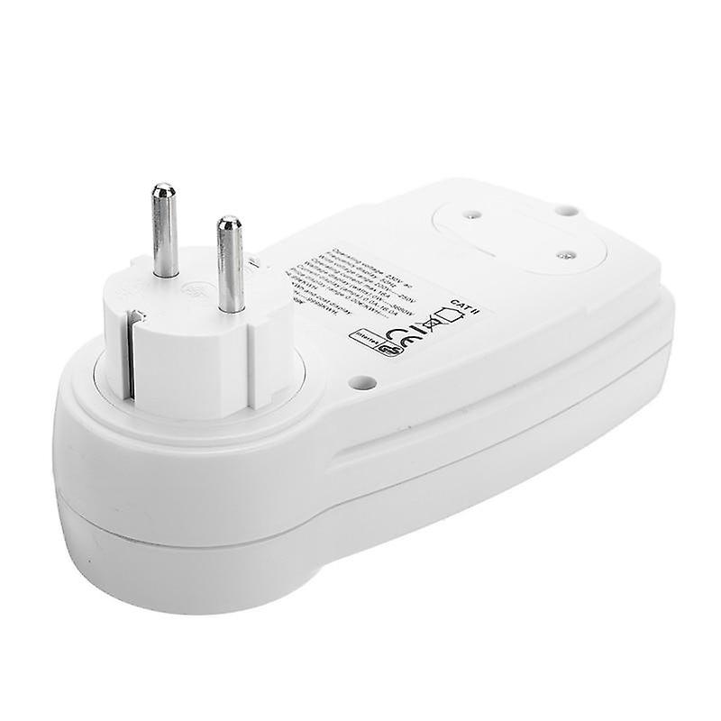 Maxcio Digital Time Switch, Socket, Programmable Timer, Socket with 10 Configurable Weekly Switching Programs and Anti-Theft Mode, 2 Reset Accessories, 16 A/3680 W, Pack of 2 Maxcio Digital Time Switch, Socket, Programmable Timer, Socket with 10 Configurable Weekly Switching Programs and Anti-Theft Mode, 2 Reset Accessories, 16 A/3680 W, Pack of 2