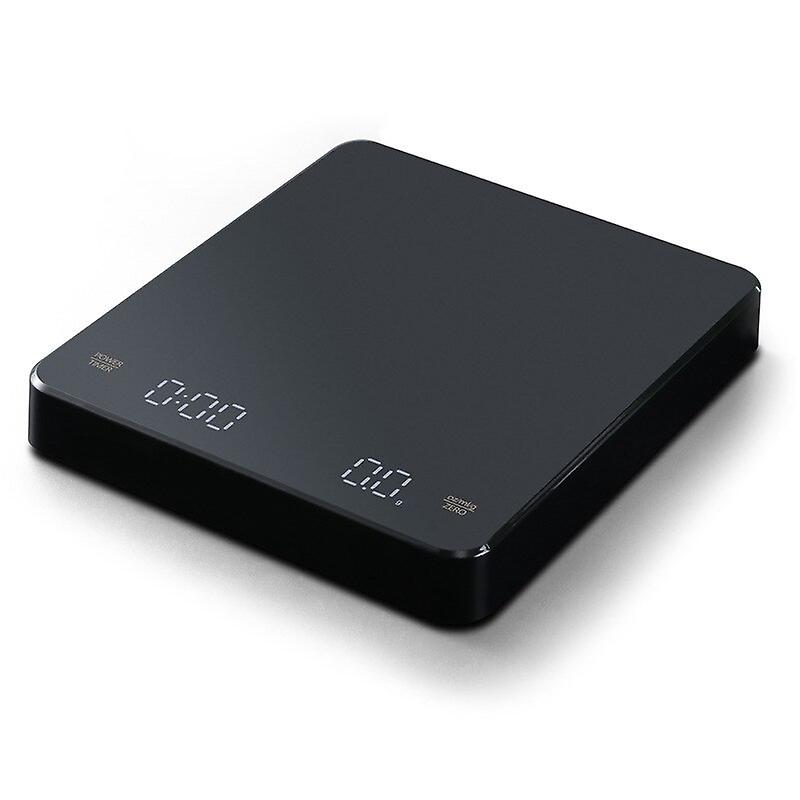 Digitale Kaffeewaage mit Timer-LED-Bildschirm Espresso USB 3kg Max. Gewicht 0,1 g Hochpräzise Messung