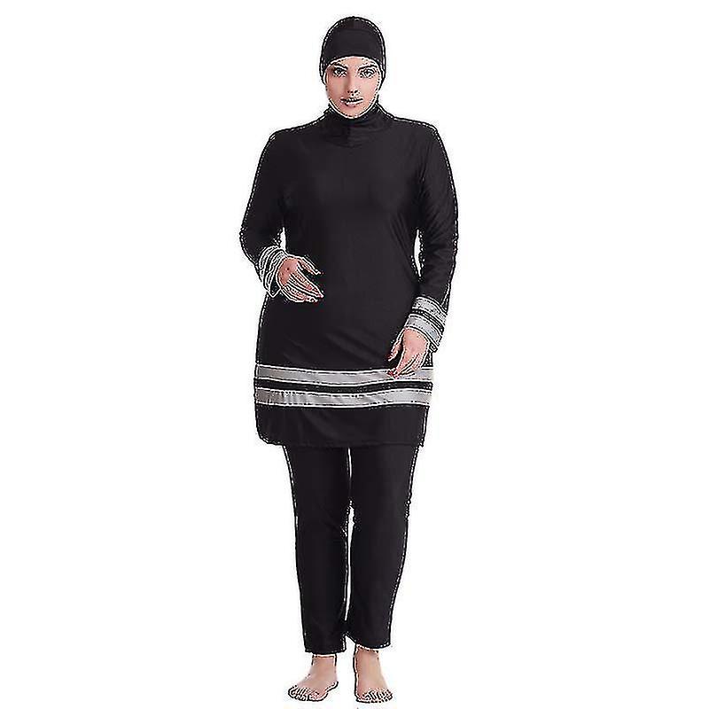 Plus Size Femmes Muslim Burkini Maillot de bain Maillot de bain