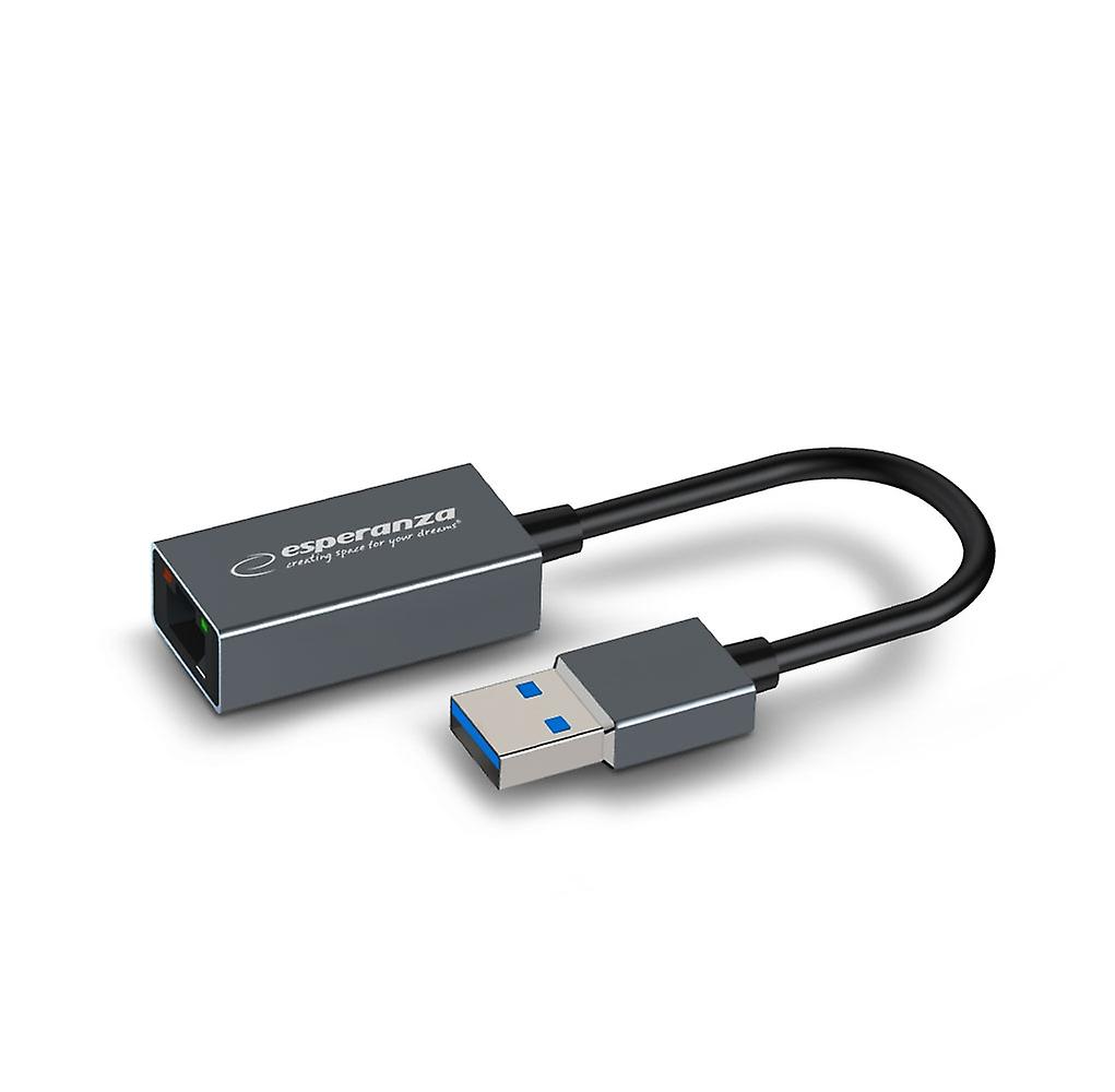 Esperanza Gigabit Ethernet 1000 Mbps Adapter USB 3.0–Rj45