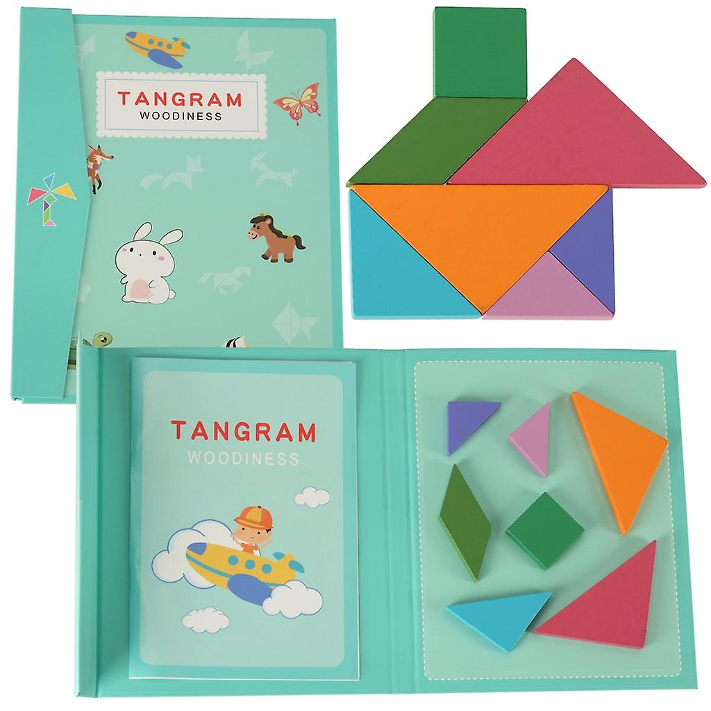 Magnetic Puzzle Book 3D Tangram Block