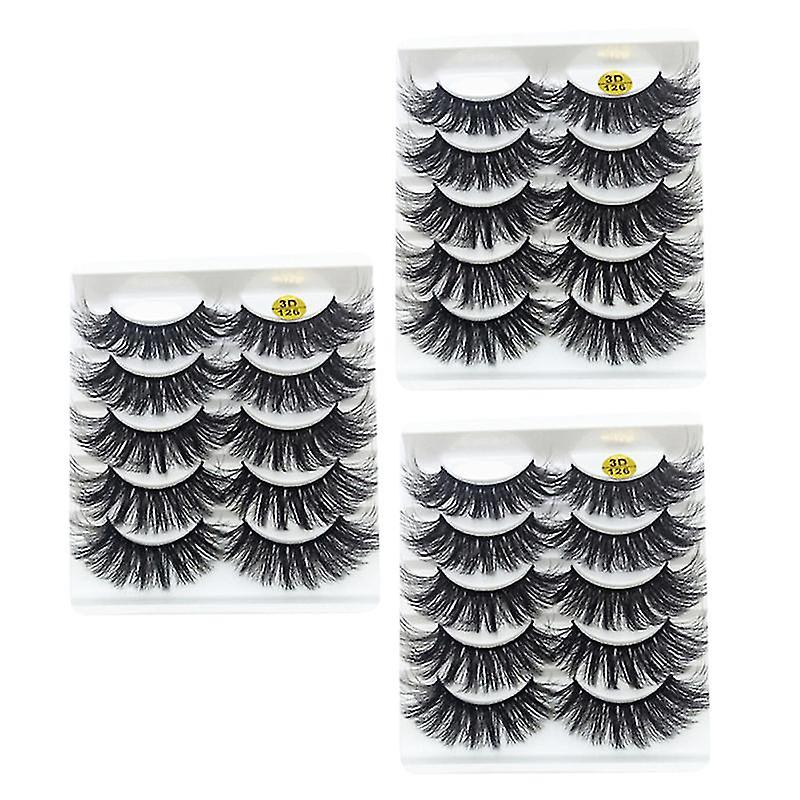 15pair 3d False Eyelashes