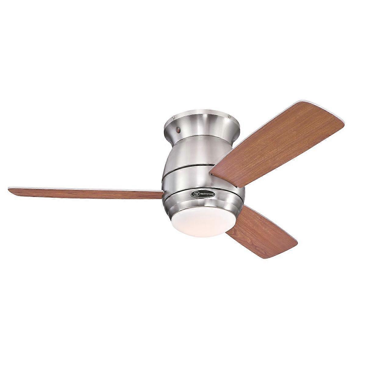 Ceiling Fan Halley Nickel with Light and Remote Control