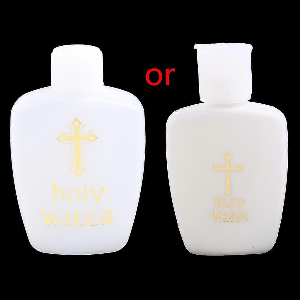 Bouteille d’eau bénite de Pâques en or pour récipient de croix avec couvercle à vis Mini Lotion Bot