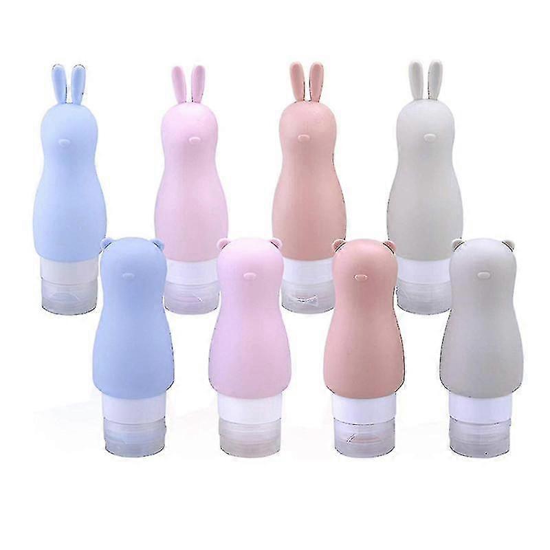 8pcs container bottle, Makeup Bottle Silicone
