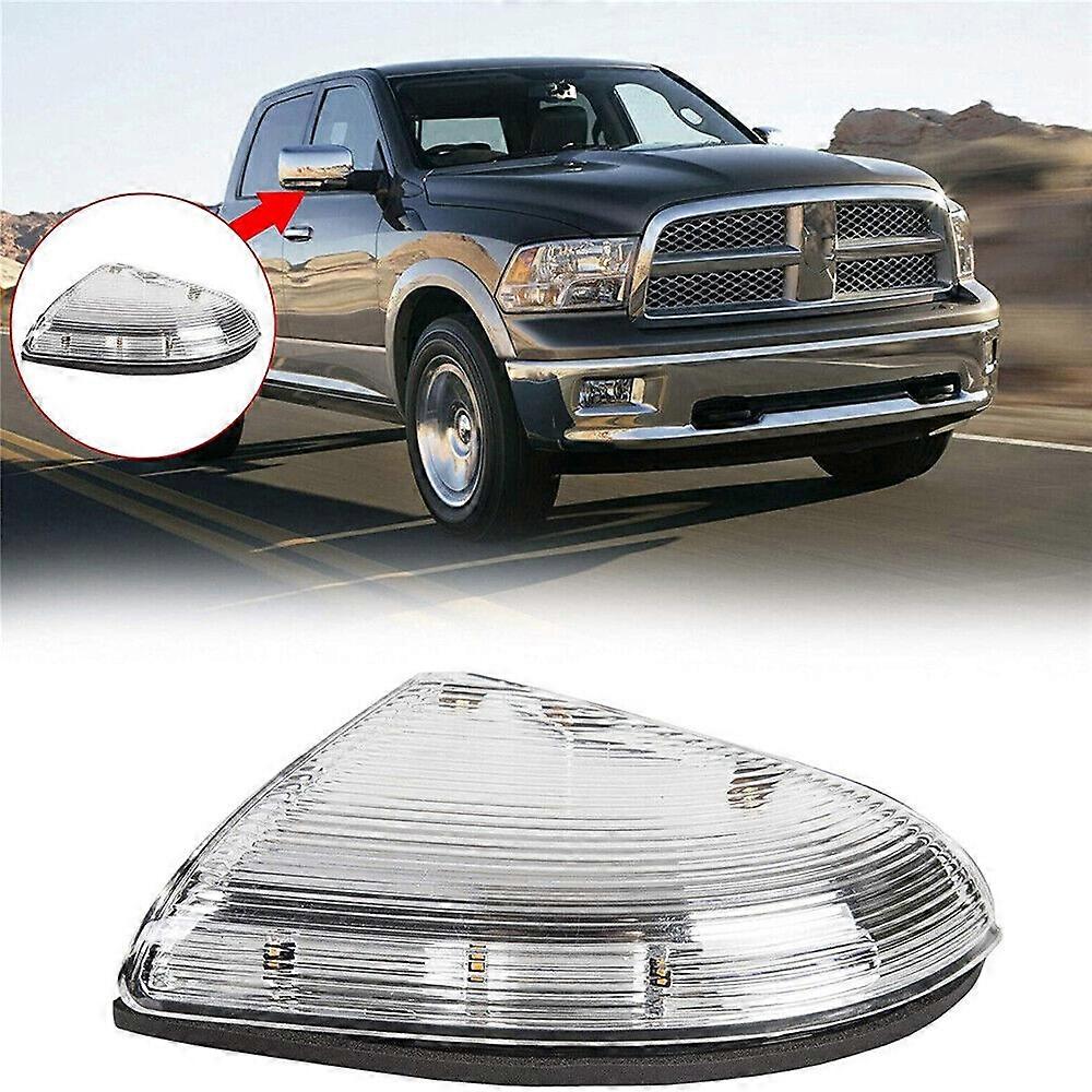 Front Driver & Passenger Side LED Mirror Turn Signal Light For 2009-2014 Dodge Ram 1500 2500 68064948AA & 68064949AA