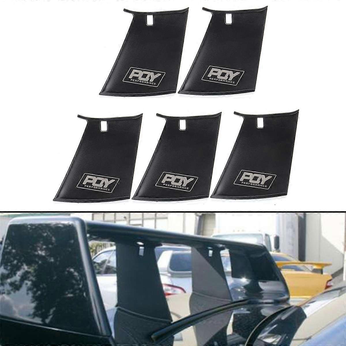 thumbnail image 2 of 2X Rear Wing Spoiler Support Stabilizers For Subaru Impreza WRX STi 2015-2018 – Black 2 of 5