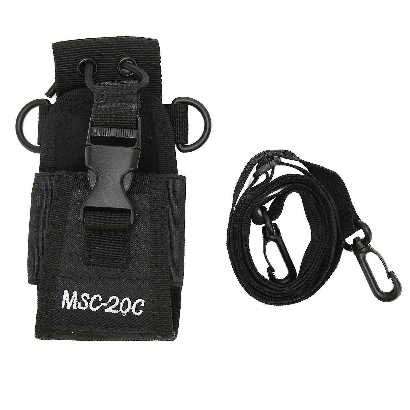 Walkie Talkie Holder Lightweight Portable Universal Nylon Radio Case Pouch for 2 Way Radio MSC 20C