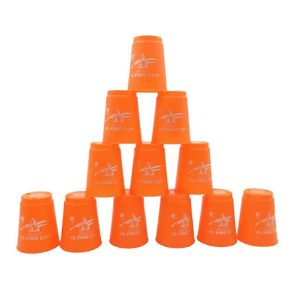 12Pcs γρήγορο παιχνίδι αθλητικών στοίβαξης παιχνιδιών κυπέλλων ταχύτητας γρήγορο για το καυτό κόμμα φεστιβάλ