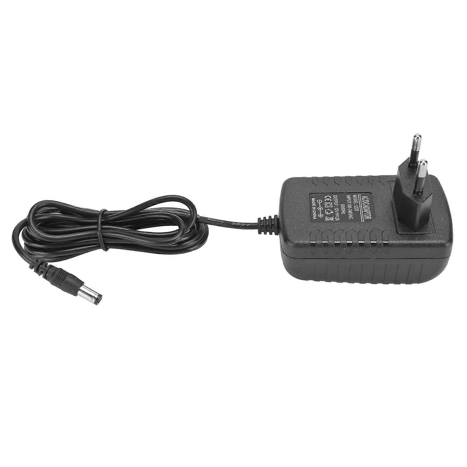 12V 2A External Power Adapter AC to DC Low Voltage 3/4pin Connector Power Adapter for Speakers Humidifier 100240V EU Plug