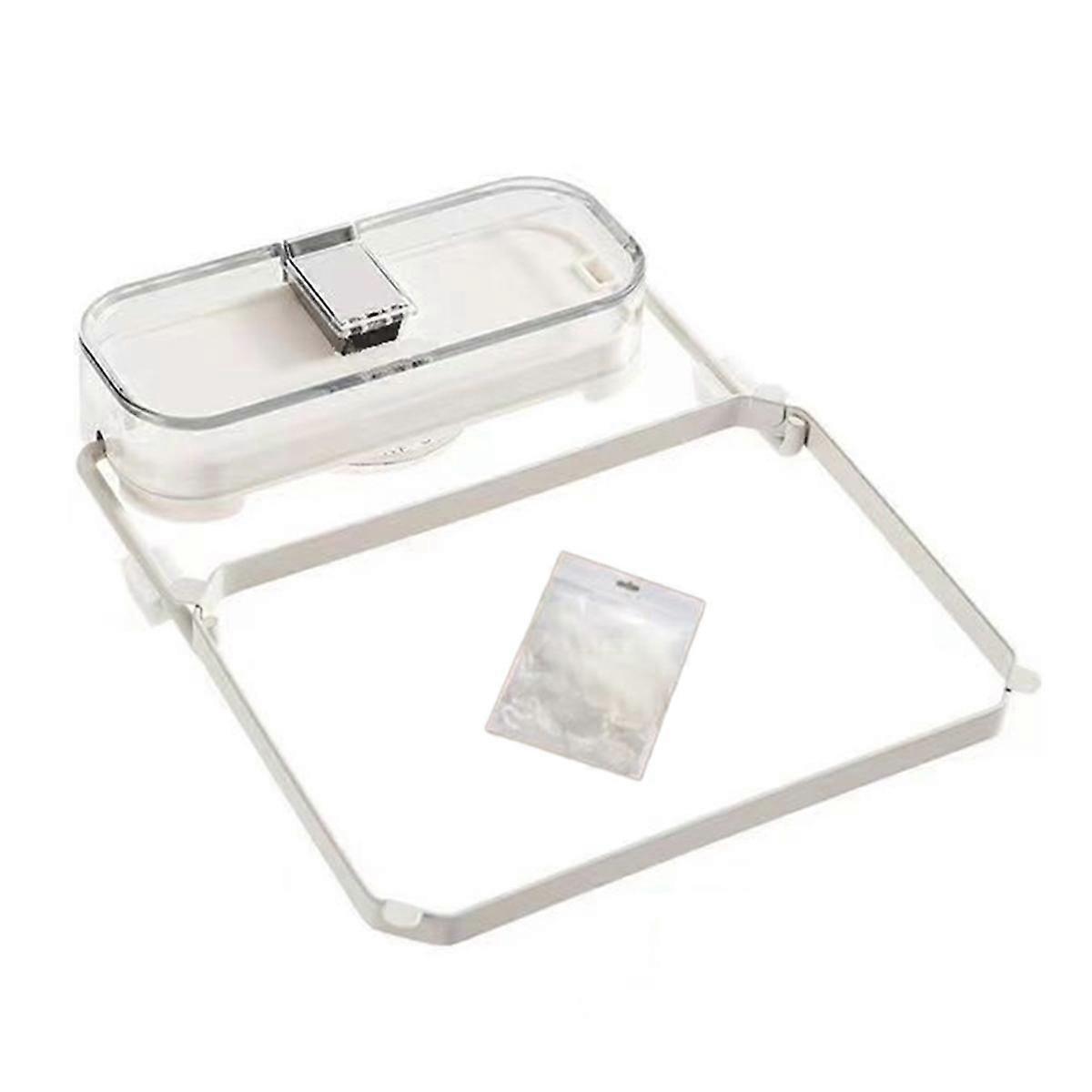 Suction Sink Filter Screen Trough Drainage Screen Basket with 50 Mesh Bags Detachable Kitchen Sink
